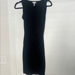 NEVER WORN Leith Classic Black Midi Dress